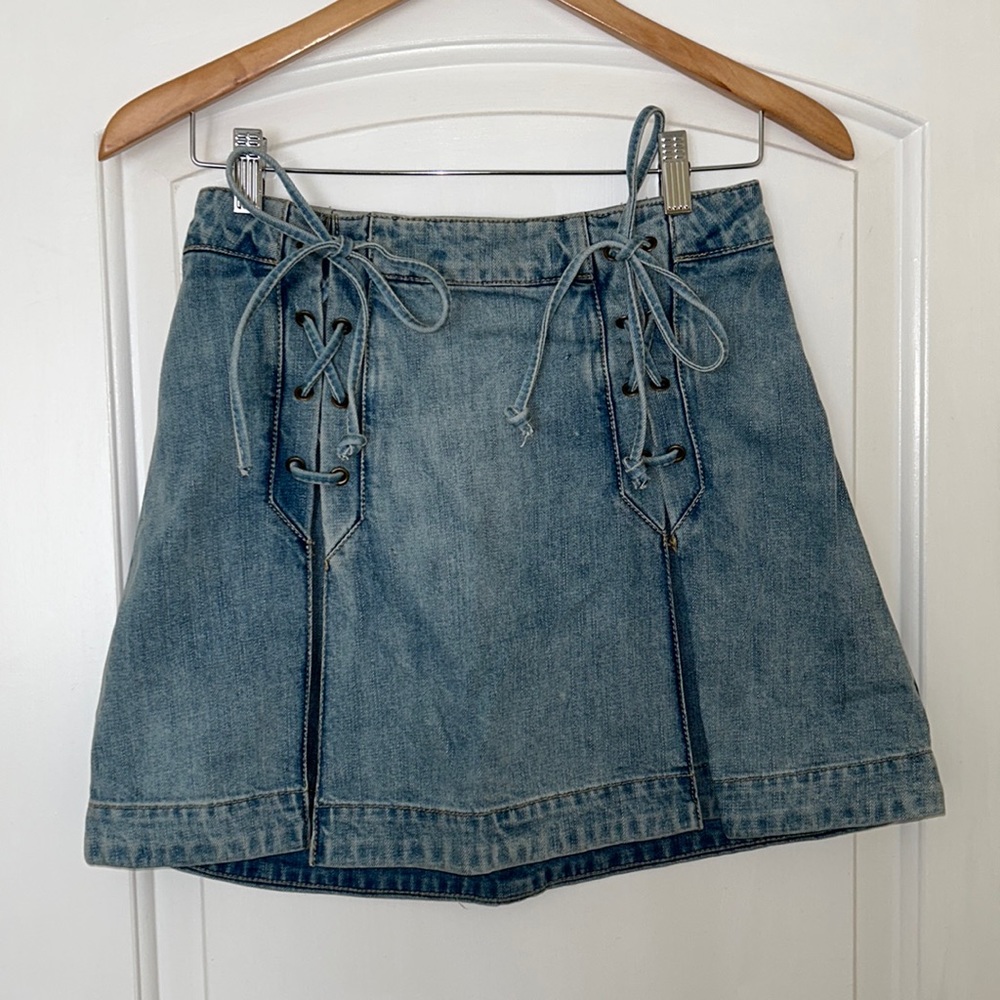 Free People Denim Skirt